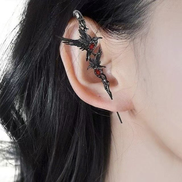 Nyxmere™ Crow Earrings